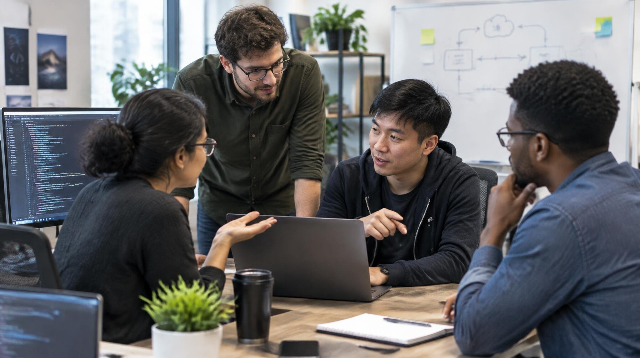 team of developers collaborating